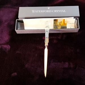 Waterford Crystal Glass Handled Letter Opener